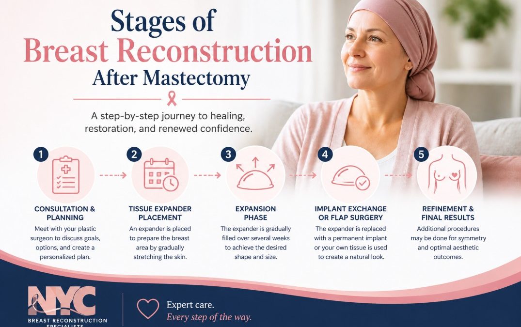 Stages of Breast Reconstruction After Mastectomy